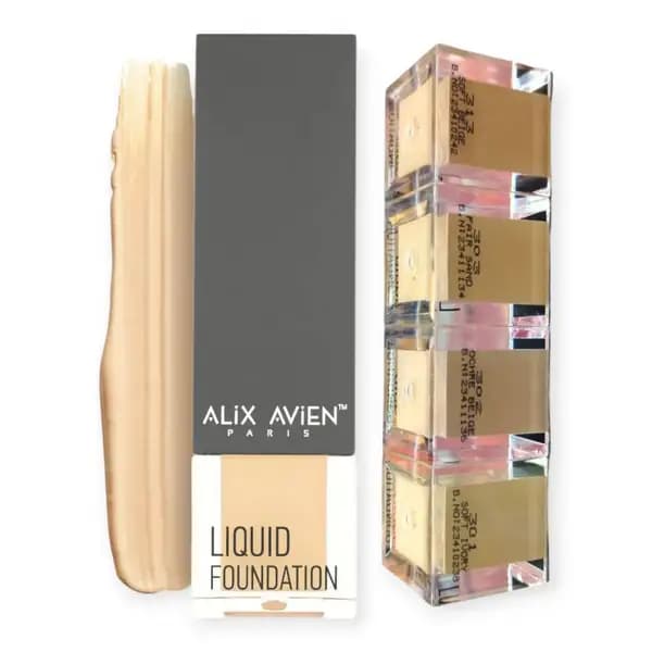 کرم پودر مایع کد 302 رنگ بژ آلیکس آوین پاریس 35 میلی گرم Alix Avien — تصویر ۳