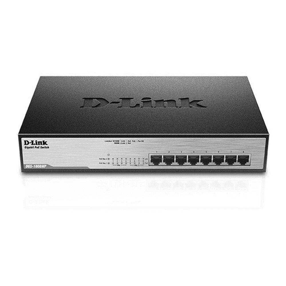 سوییچ 8 پورت دی-لینک مدل DGS-1008MP