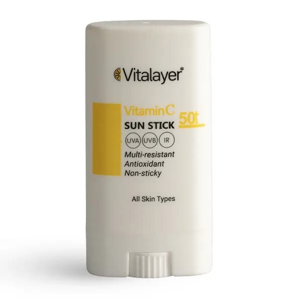 ضدآفتاب استیکی ویتامین سی +SPF 50 ویتالیر 15 میلی‌لیتر Vitalayer