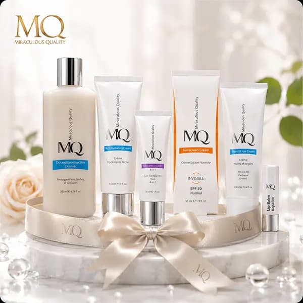 پکیج کامل روتین پوستی ام کیو (MQ) ویژه پوست خشک و حساس