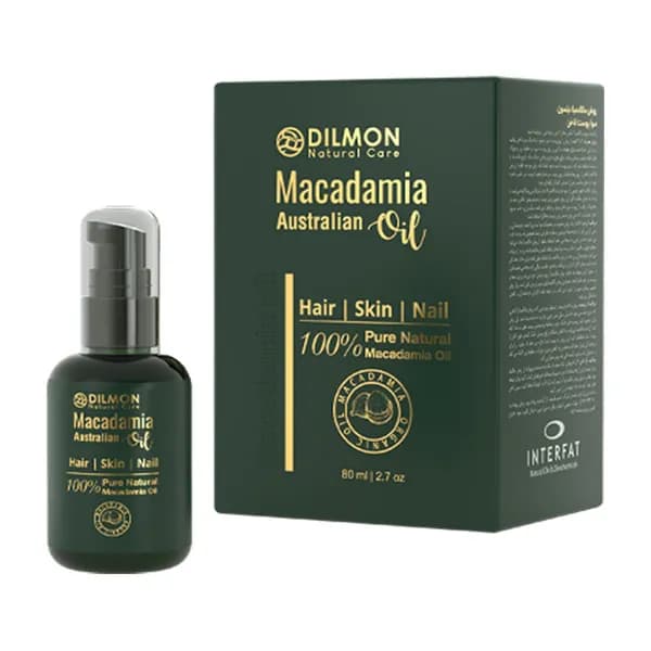 روغن ماکادمیا دیلمون مخصوص پوست، مو و ناخن 80 میلی لیتر Macadamia
