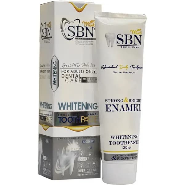 خمیر دندان سفید کننده مخصوص بزرگسالان 120 میلی لیتر SBN — تصویر ۲