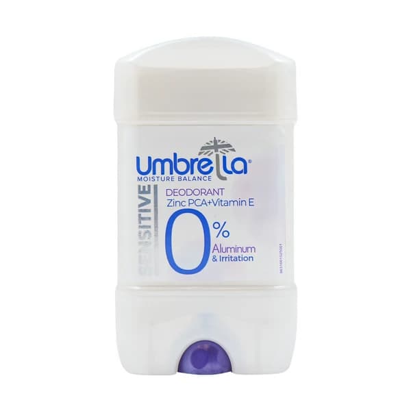 خوشبو کننده بدن زنانه پوست حساس Zinc PCA+ Vitamin E آمبرلا 90 میلیلیتر Umbrella