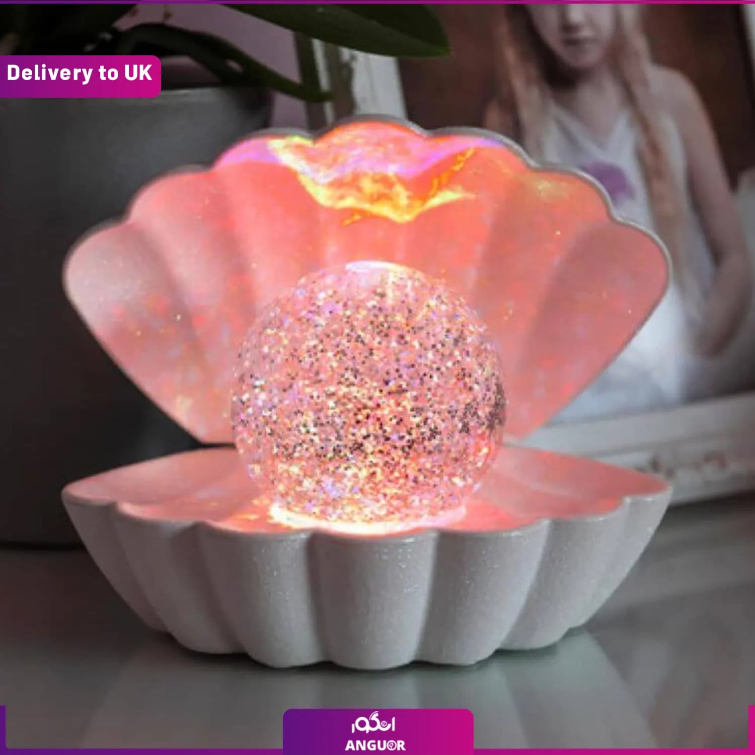 White Glitter Light(Delivery to UK)