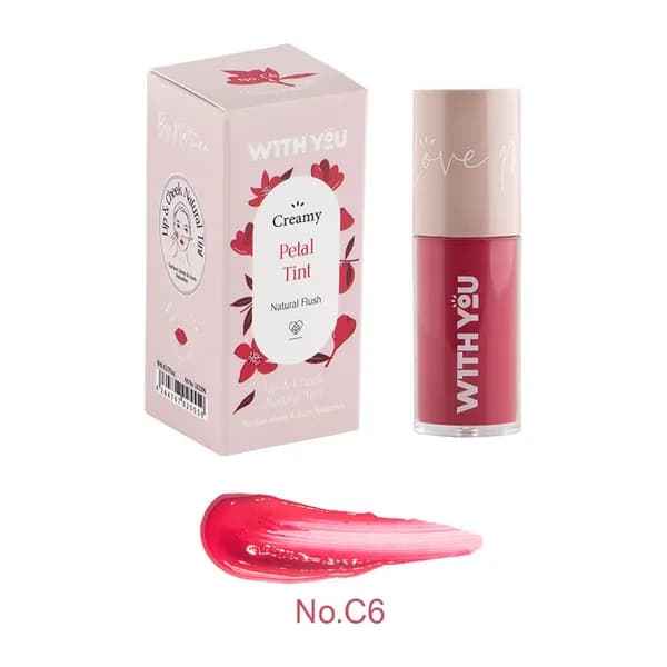 تینت کرمی C6 Petal Tint ویت یو 6 میلی لیتر With You — تصویر ۲