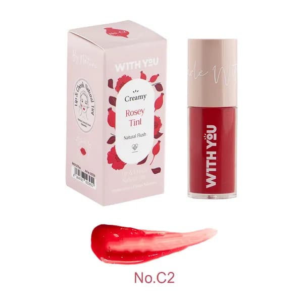 تینت کرمی C2 Rosey Tint ویت یو 6 میلی لیتر With You — تصویر ۳