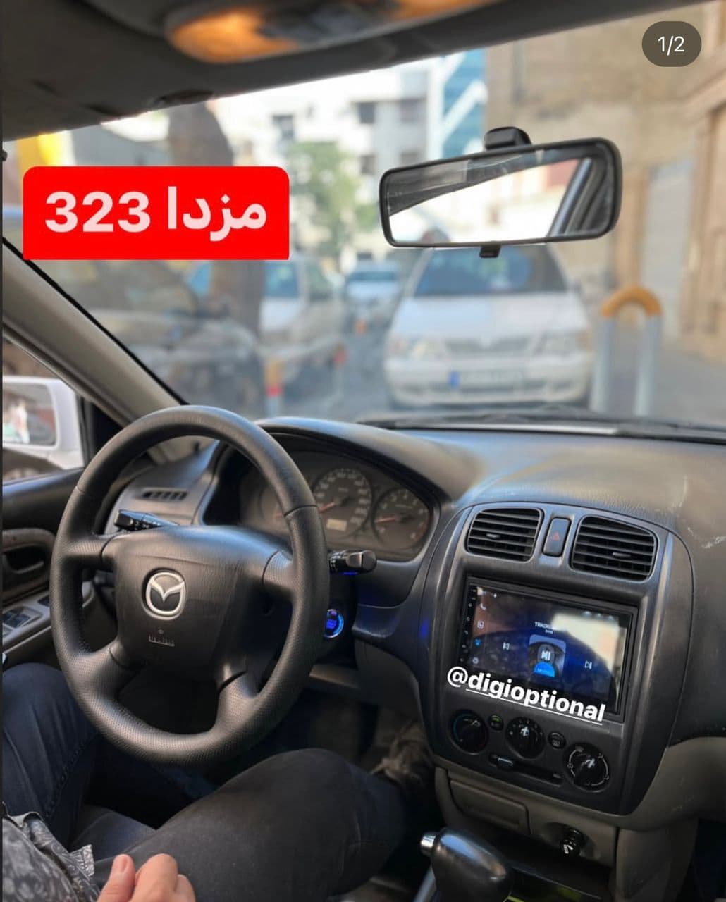 مانیتور اندروید فابریک مزدا 323 سایز ۷ اینچ با قاب و سوکت فابریک+هدیه❤
