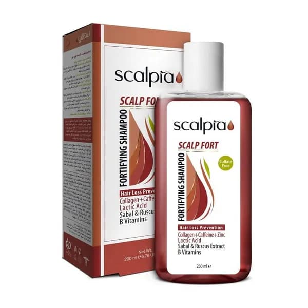 شامپو تقویت کننده موی سر اسکاپیا 200 میلی لیتر Scalpia