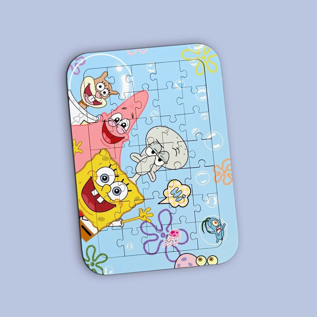 پازل چوبی باب اسفنجی SpongeBob