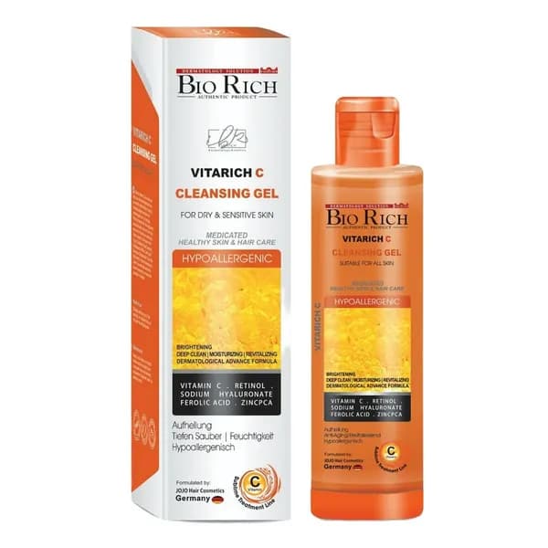 ژل شستشوی صورت ویتامین C (ویتاریچ) بایوریچ 250 میلی لیتر Bio Rich