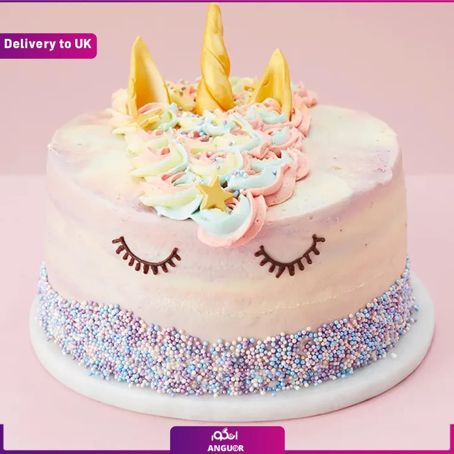 Unicorn Cake (Delivery to UK)