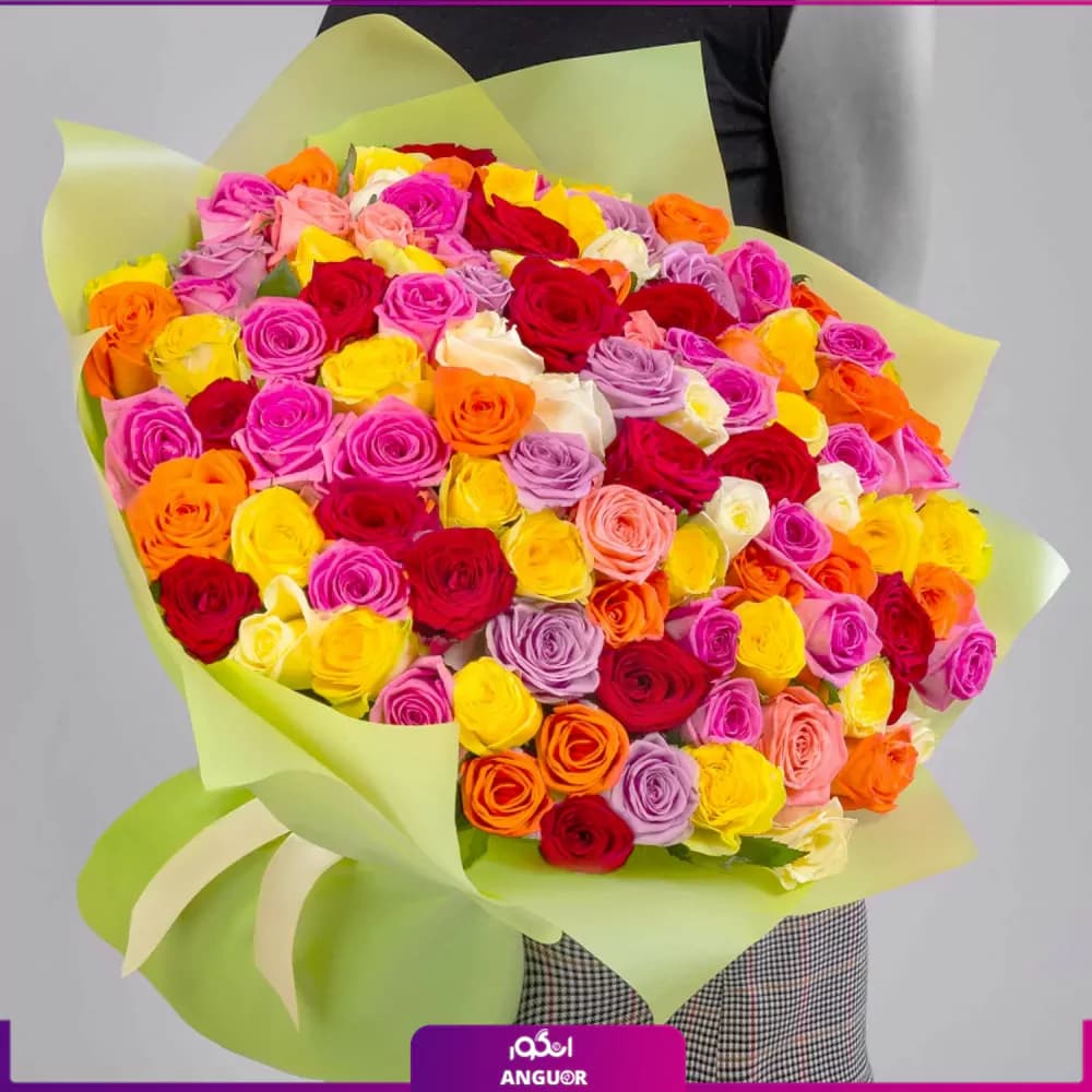 دسته گل بزرگ رز هلندی – ۱۰۱ شاخه
