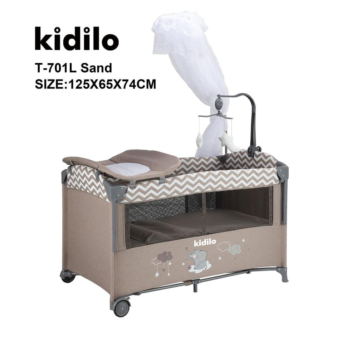 تخت و پارک کنار مادر kidilo مدل T-701L