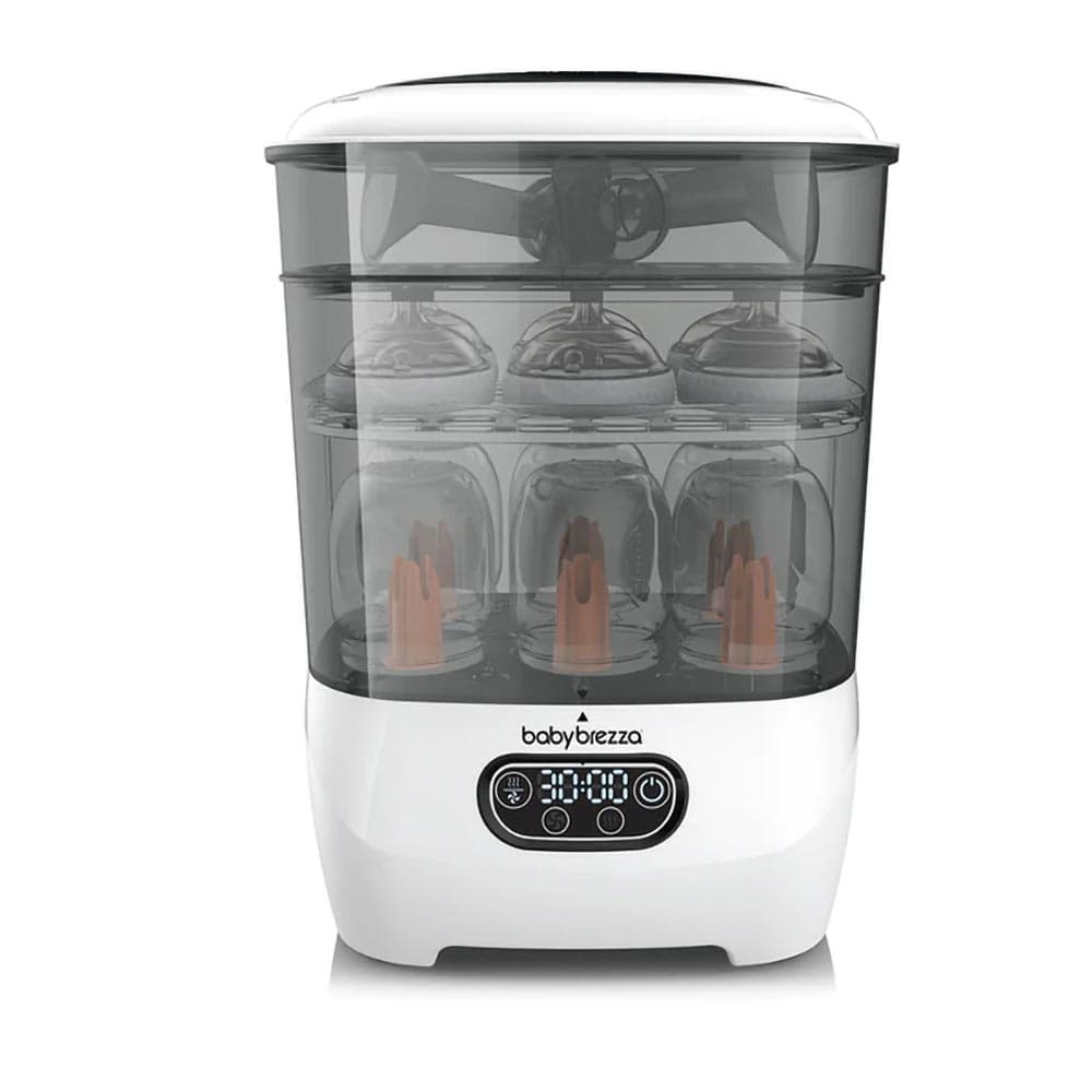 دستگاه استریل و خشک کن شیشه شیر بیبی برزا Baby Brezza Bottle Sterilizer and Dryer Advanced