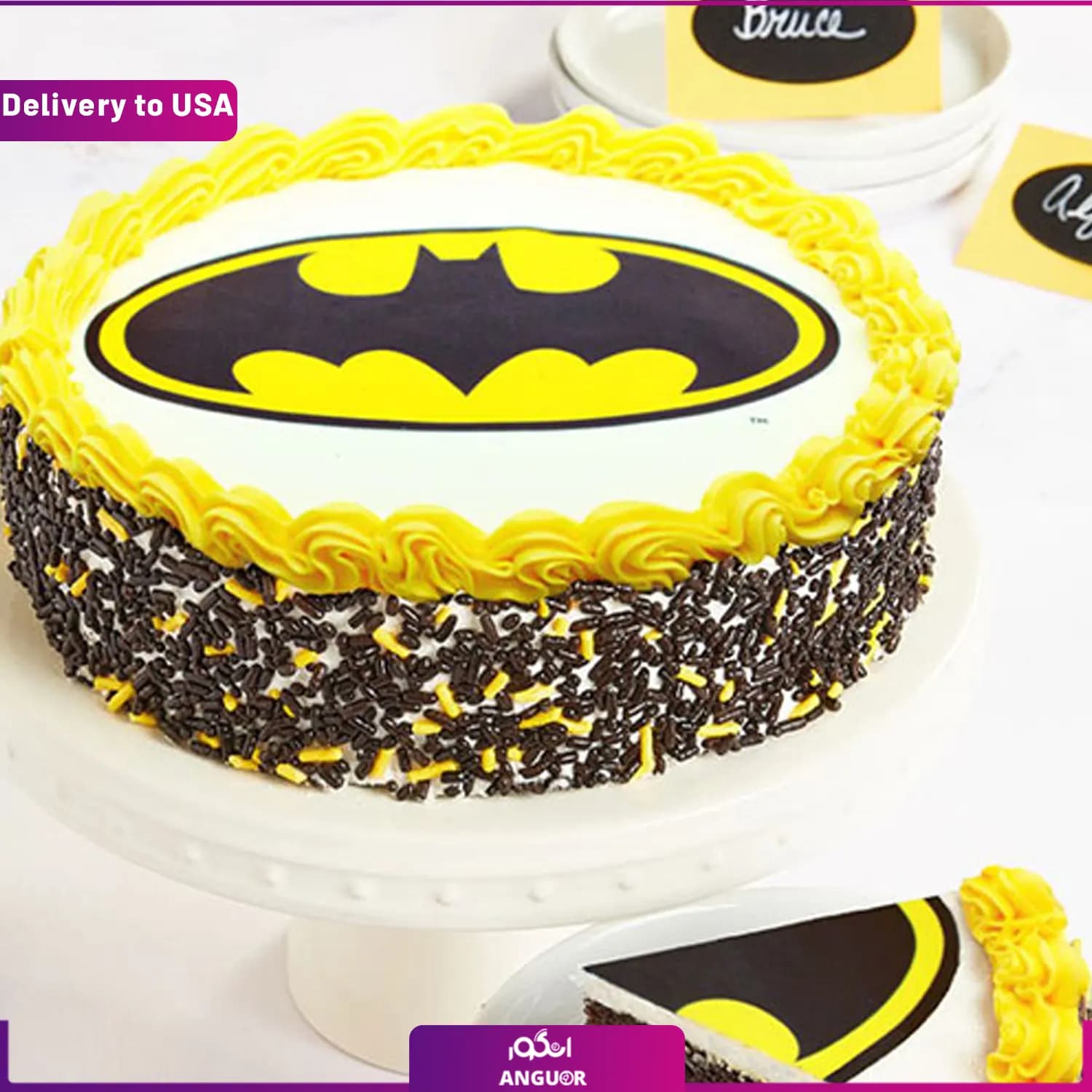 (Delivery to USA) Batman Cake
