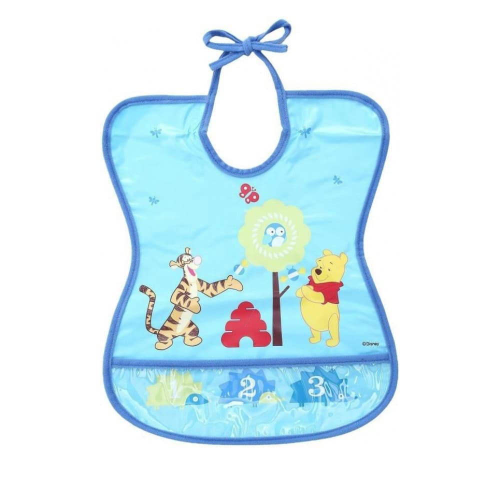 پیش بند گره پلاستیکی د فرست یر تامی تحت لیسانس دیزنی The First Years Winnie the Pooh Tie Up Bib