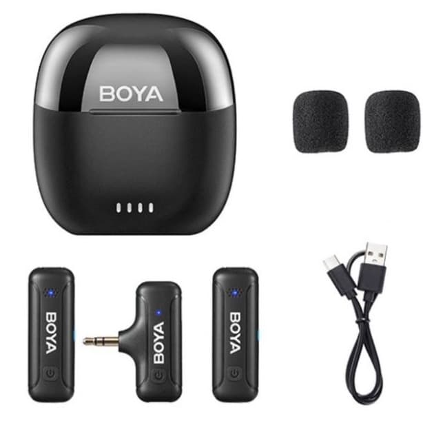 میکروفون بی سیم یقه ای بویا BOYA BY-WM3T M2 Mini Wireless Microphone — تصویر ۸