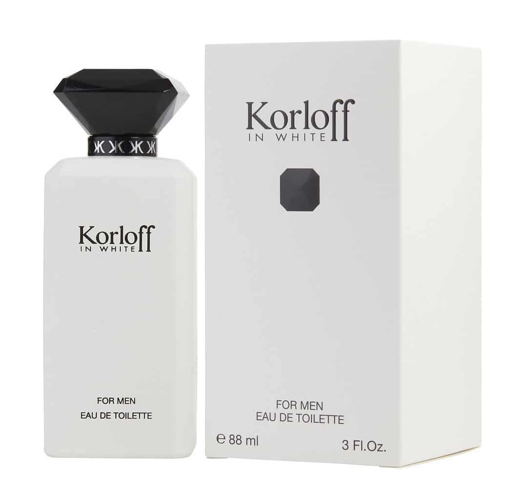 عطر مردانه کارلوف پاریس سفید KORLOFF PARIS IN WHITE FOR MEN