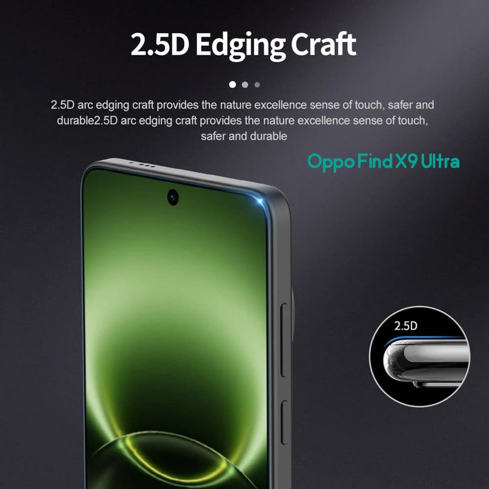 گلس شیشهای Oppo Find X9 Ultra مارک نیلکین مدل H+Pro — تصویر ۵