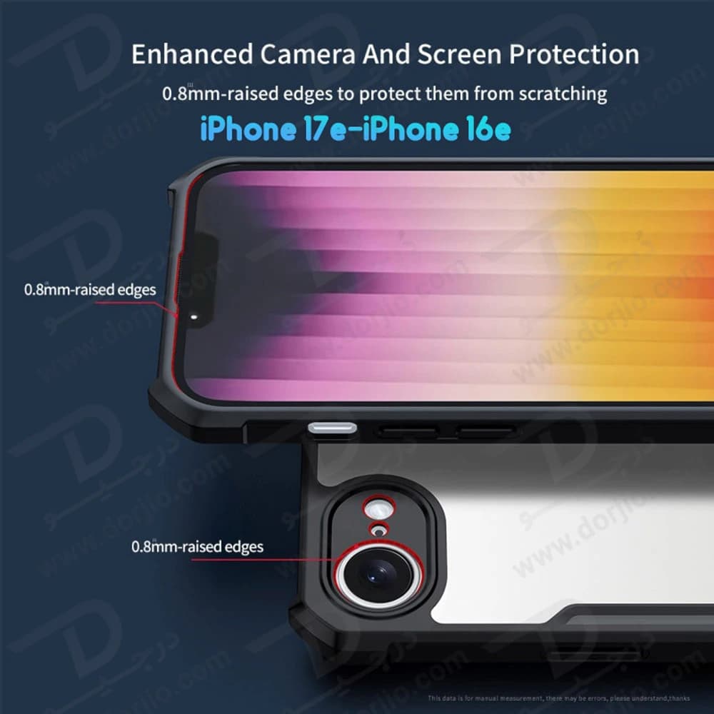 کریستال شیلد شفاف iPhone 17e مارک XUNDD سری Beatle — تصویر ۱۱