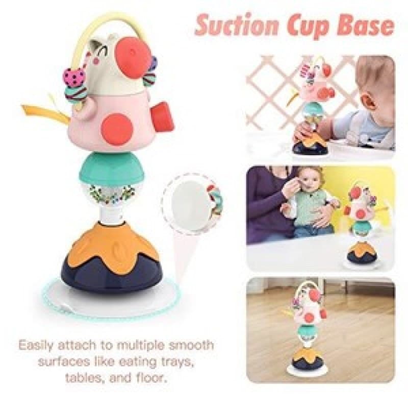 اسباب بازی جغجغه صندلی غذا هولی تویز مدل huile Toys Rattle 3150A — تصویر ۳