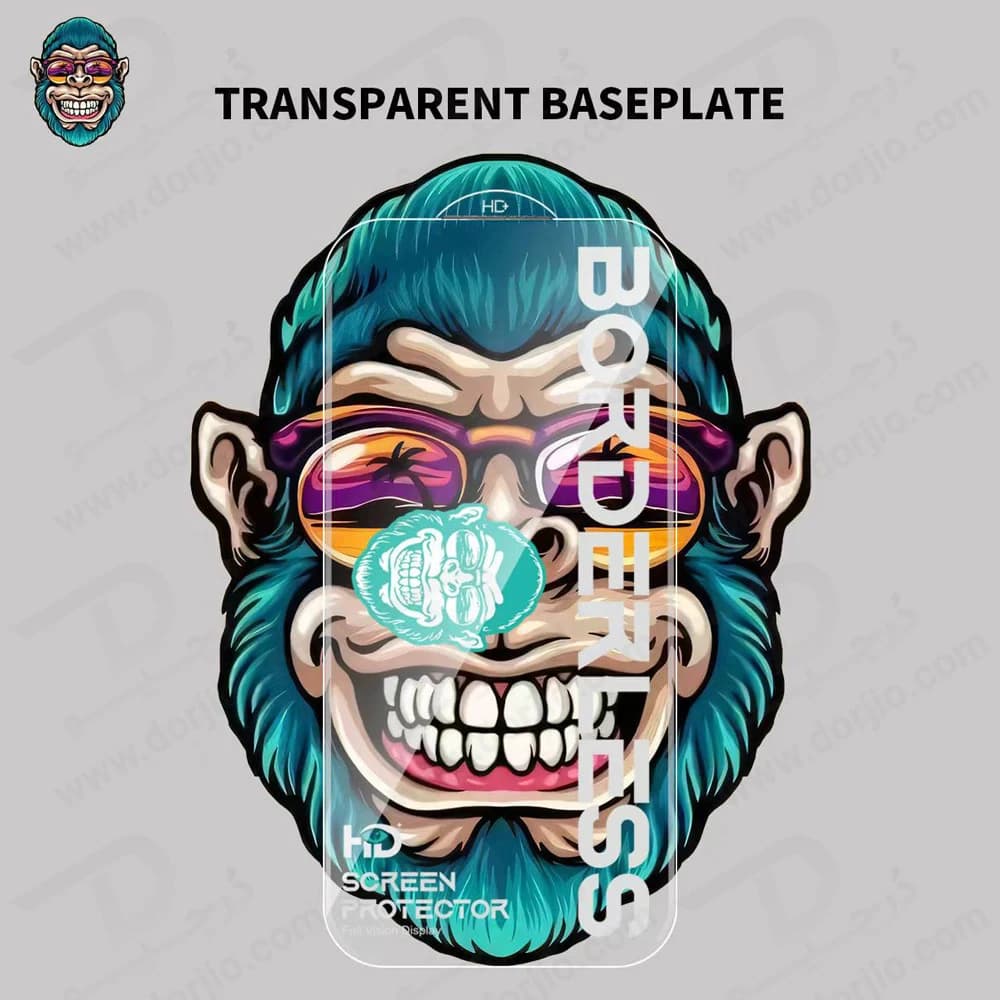 گلس تمام شفاف Poco F8 Ultra مارک Monkey — تصویر ۶