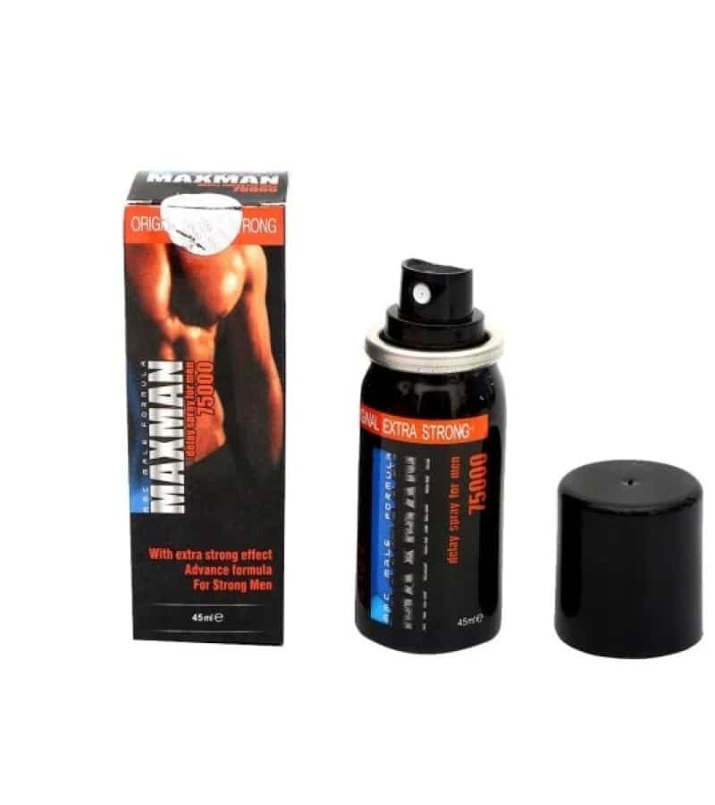 اسپری فوق تاخیری MAXMAN دوز 75000 ( محصول با کیفیت آلمان + بسیار قوی )