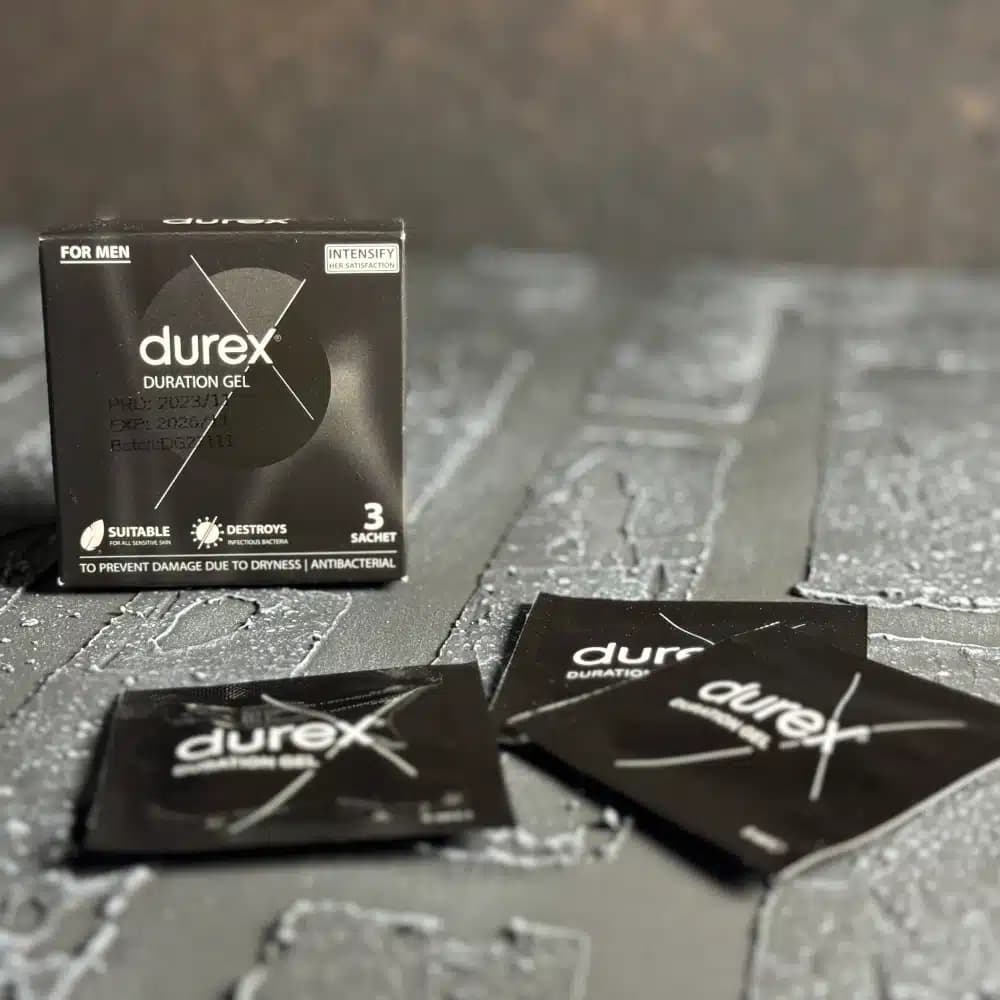 ژل تاخیری Durex انگلستان بدون بی حسی (ساشه 3 عددی)
