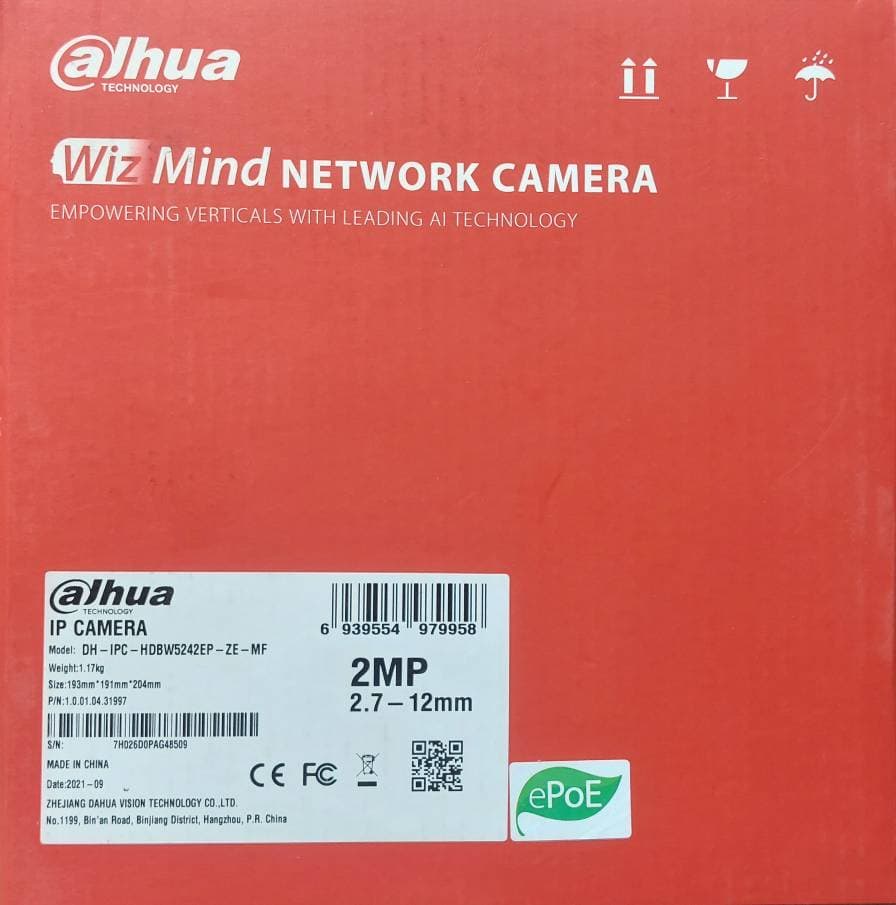 دوربین مدار بسته داهوا مدل IPC-HDBW5242E-ZE-MF — تصویر ۳