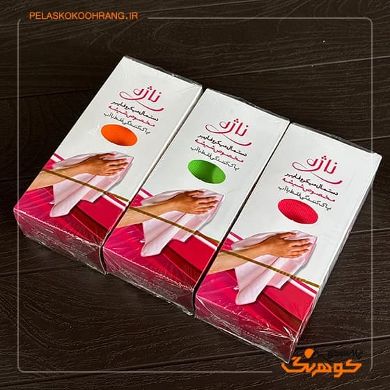 دستمال میکروفایبر شیشه برند ناژه