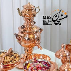 سماور ذغالی مسی