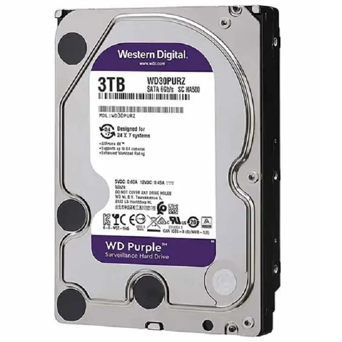 هارددیسک اینترنال وسترن دیجیتال مدل Purple WD10PURZ ظرفیت 6 ترابایت — تصویر ۱۲
