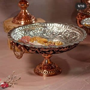آجیل خوری سیاه قلم لبه بلند — تصویر ۳