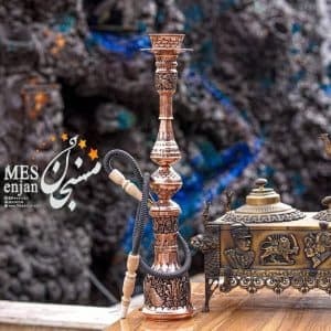 قلیان سیاه قلم مسی