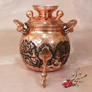 سماور روگازی سیاه قلم — تصویر ۲