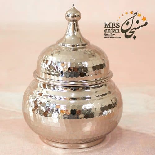 قندان مسی روکش کروم — تصویر ۲