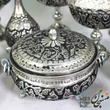 آجیل خوری یا سوپ خوری سفیدقلم مسی