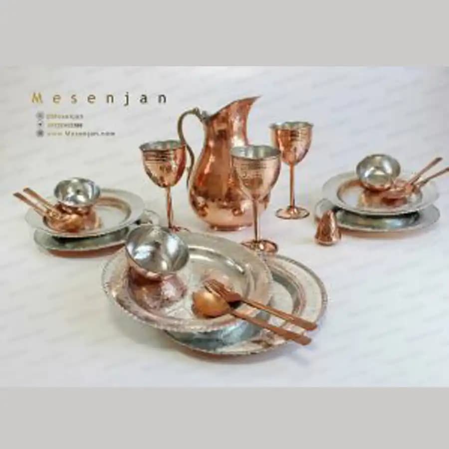 سرویس پذیرایی سه نفره مسی