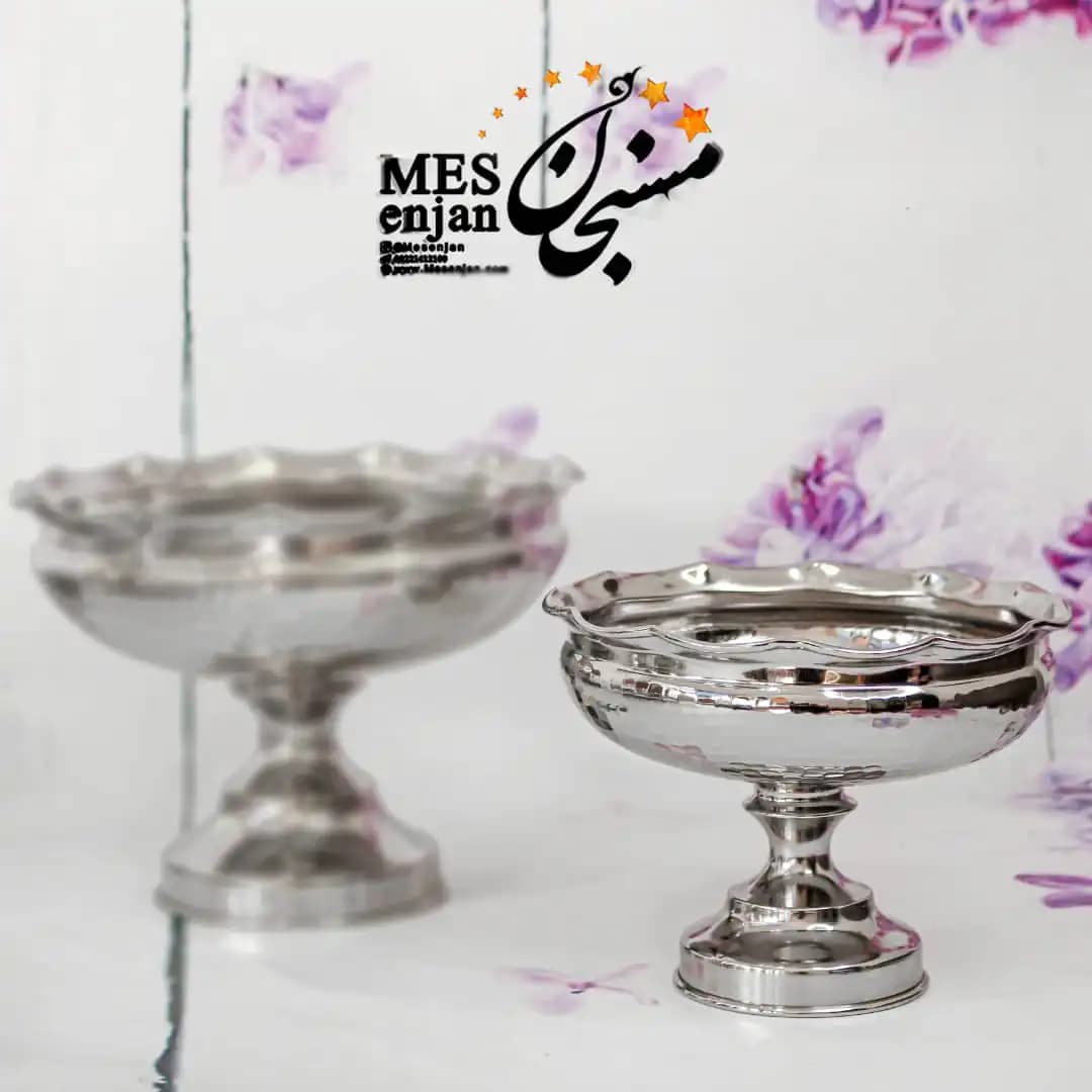 شکلات خوری کروم پایه دار — تصویر ۵