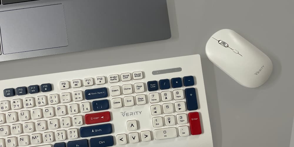 کیبورد و ماوس بی سیم VERITY مدل 6139