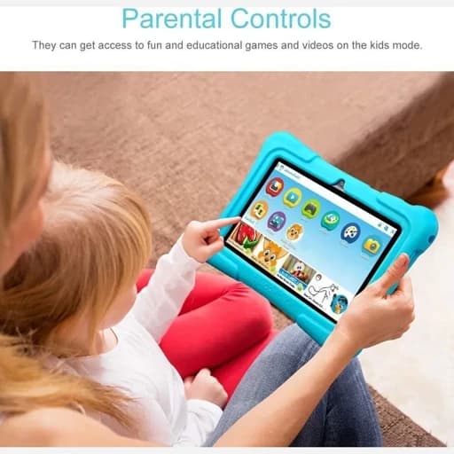 تبلت 7اینچی کودک برند DRAGON TOUCH.اندروید 8 دوربین دار اورجینال امازون المان — تصویر ۲