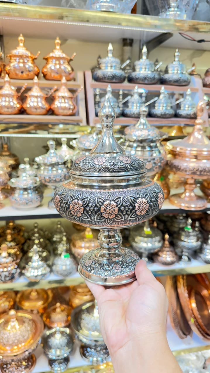 شکلات خوری الماس تراش مسی — تصویر ۴