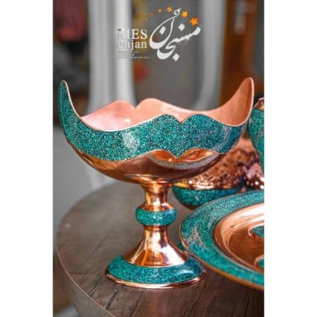 کشکول فیروزه کوبی مسی