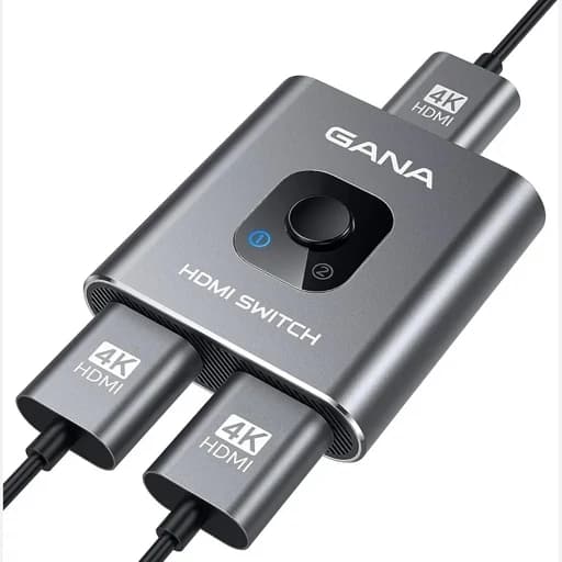 سوئیچ HDMI ساپورت 4kبدنه الومنیومی برای TV / Fire Stick / Xbox / PS3 / PS4 اورجینال آمازون