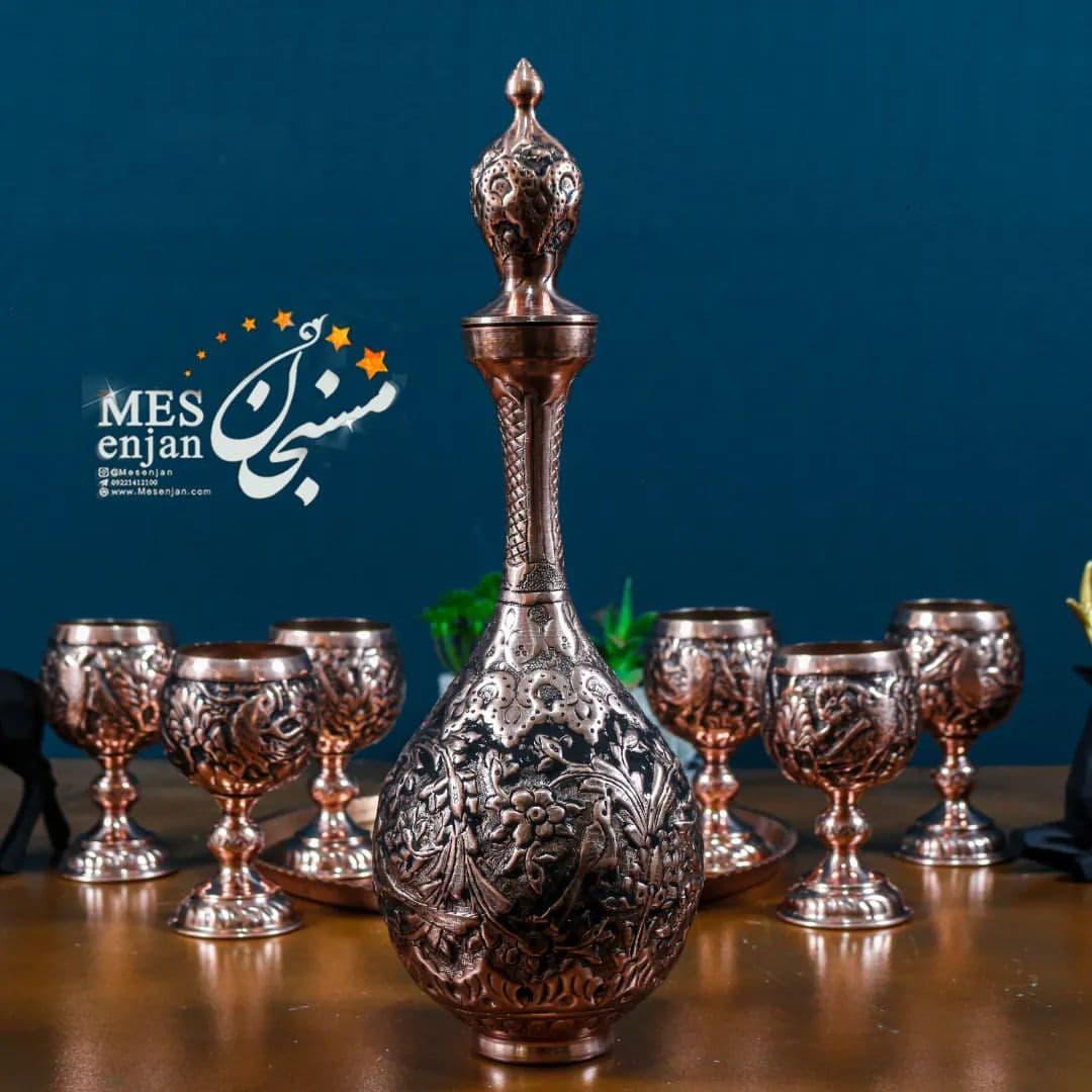 تنگ سیاه قلم مسی ( 972 )