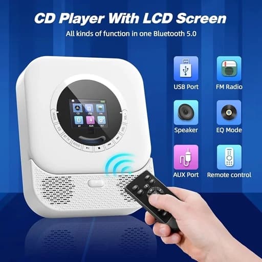 پخش کننده CD. DVD بلوتوثی USB نمایش دیجیتال اورجینال امازون المان — تصویر ۹