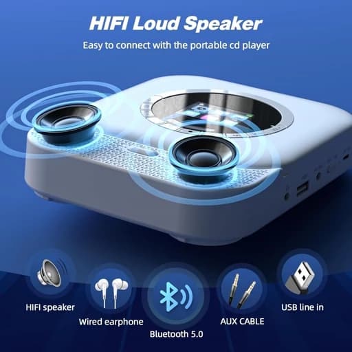 پخش کننده CD. DVD بلوتوثی USB نمایش دیجیتال اورجینال امازون المان — تصویر ۱۱