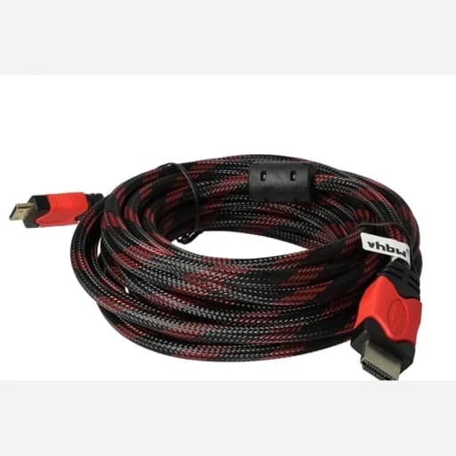 کابل اورجینال دور سر HDMi با فیوز محافظ با روکش کنفی طلایی