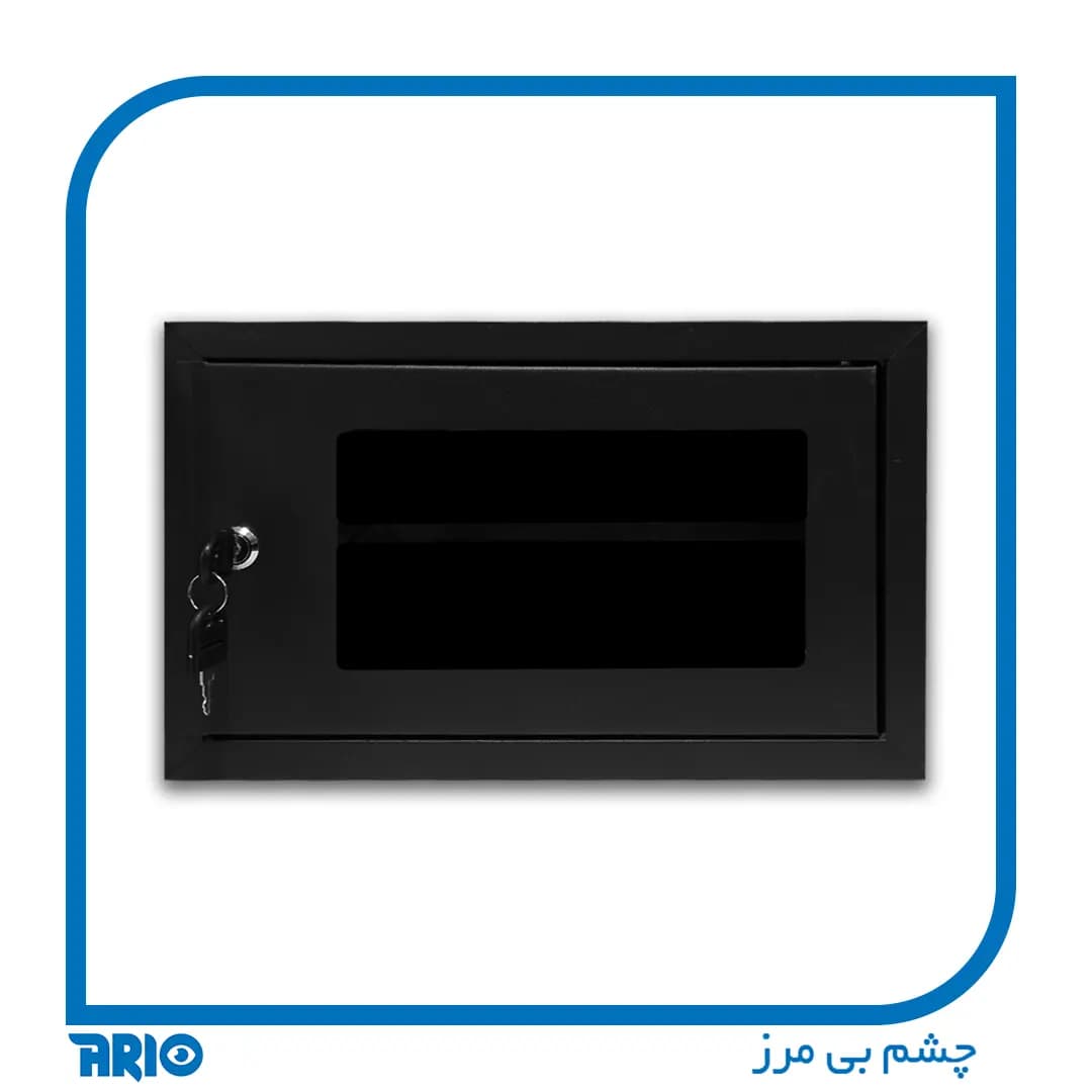 رک دیواری 4 یونیت درب شیشه ای