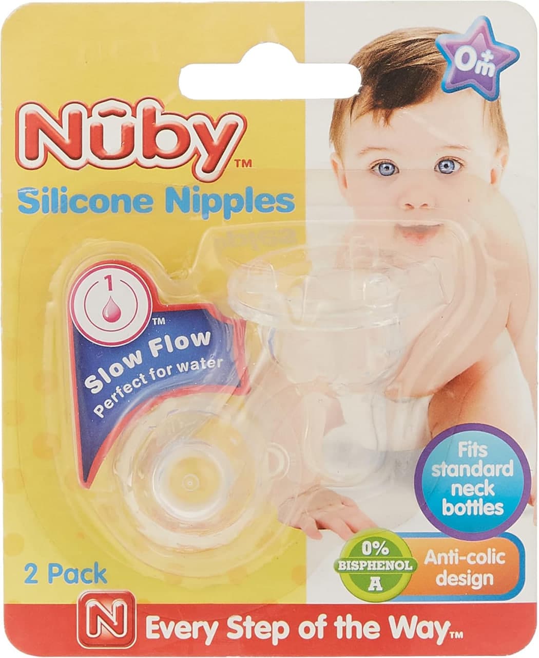سر شیشه سر باریک سایز 4-12 ماه nuby 925